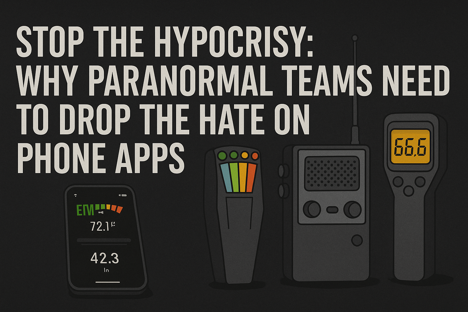 Stop the Hypocrisy: Why Paranormal Teams Need to Drop the Hate on Phone Apps