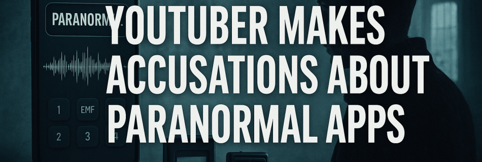YouTuber Makes Accusations About Paranormal Apps