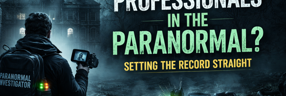 Professionals vs Experts in the Paranormal