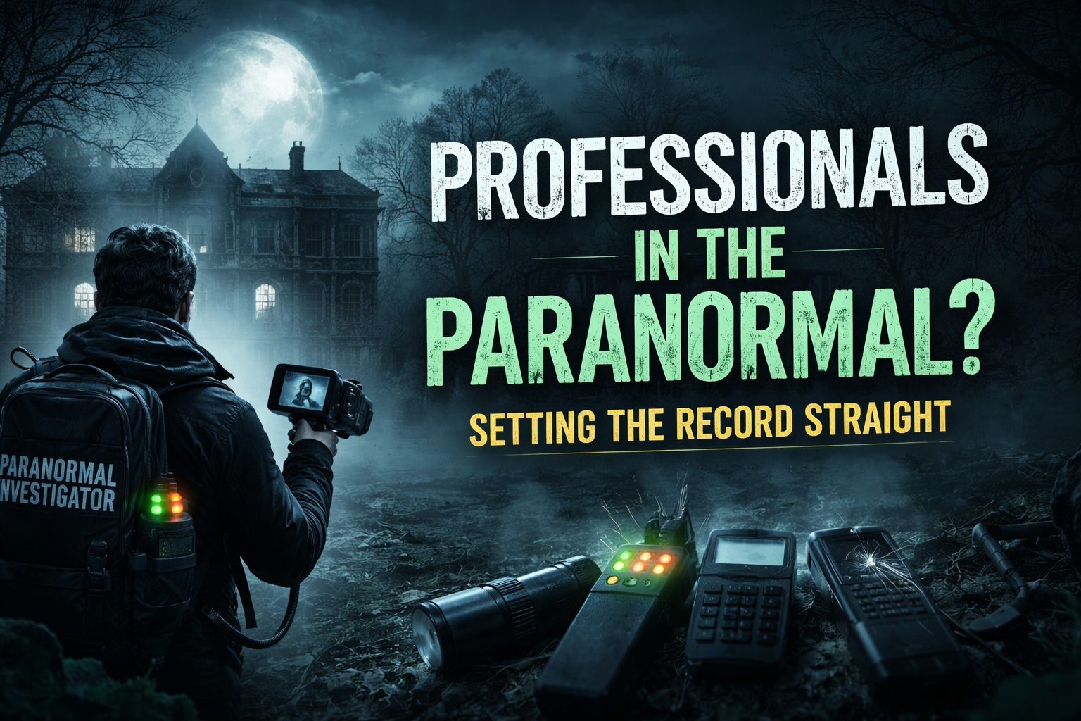 Professionals vs Experts in the Paranormal
