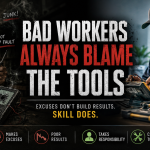 Bad Workers Always Blame the Tools
