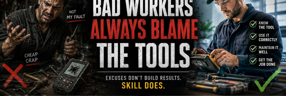 Bad Workers Always Blame the Tools