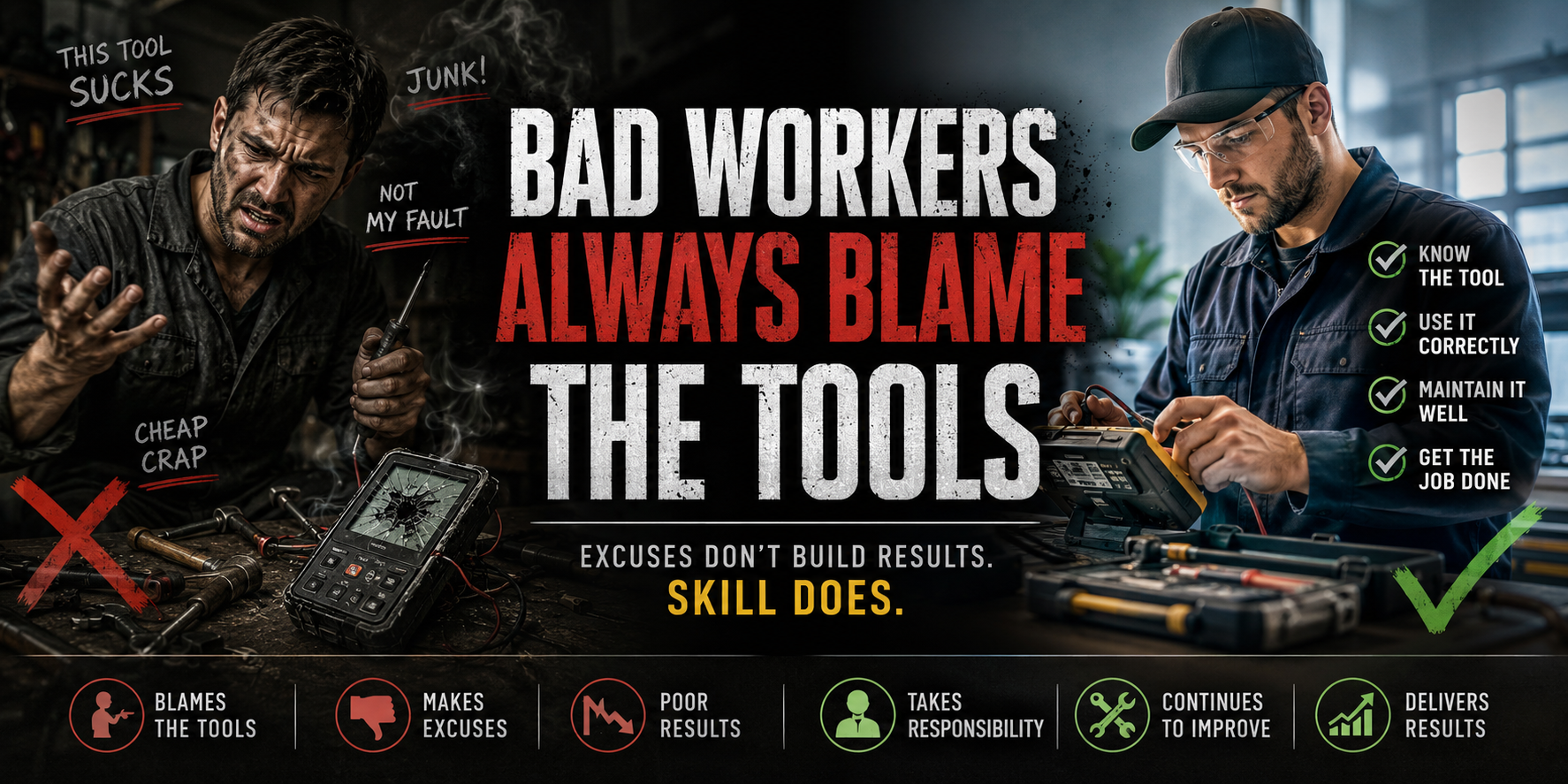 Bad Workers Always Blame the Tools