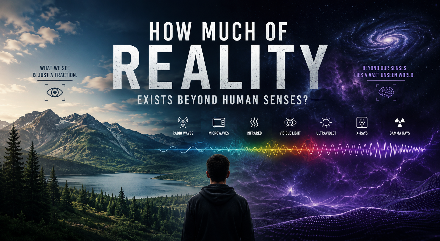 How Much of Reality Exists Beyond Human Senses?