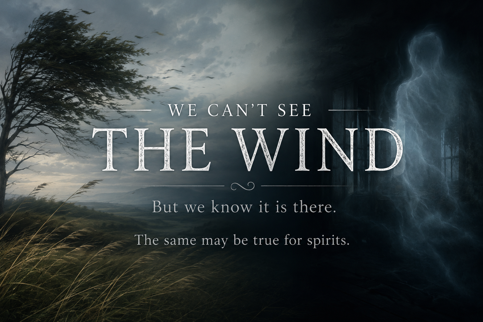We Can’t See the Wind… Yet We Know It’s There